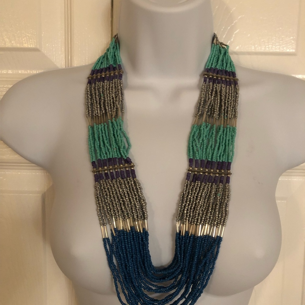 Costa Rican made bead necklace